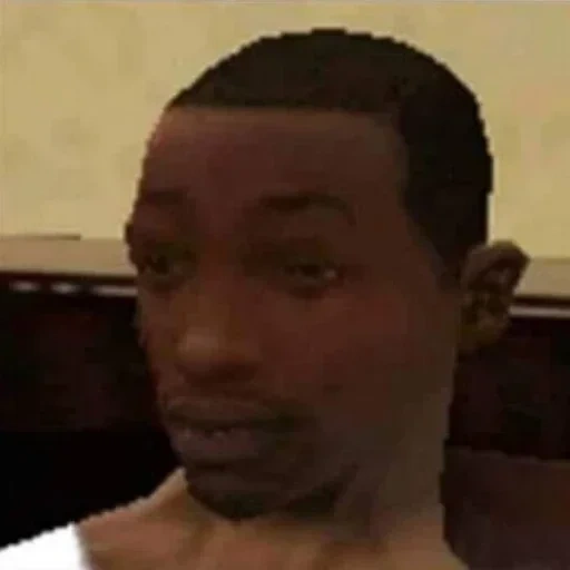 gta humain, meme face, c.j meme, carl johnson, grand theft auto san andreas