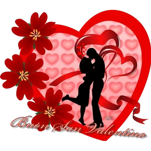 the silhouette of lovers, valentine's day, valentine's day vector, pictures valentine's day, cards for valentine's day