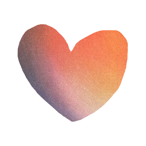 hearts, form of the heart, a big heart, orange heart, persian colored heart