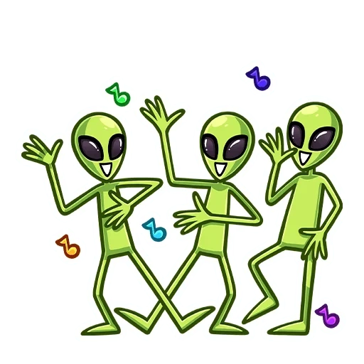 asing, klon serega, alien hijau, clipart alien