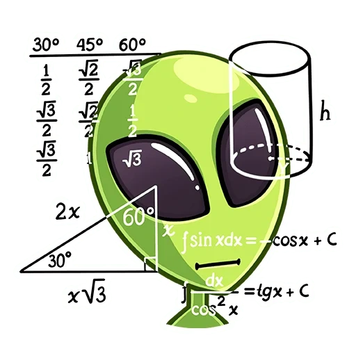 extraterrestre, planche à craie, l'étranger regarde, la face verte de l'étranger, contexte transparent extraterrestre de photoshop