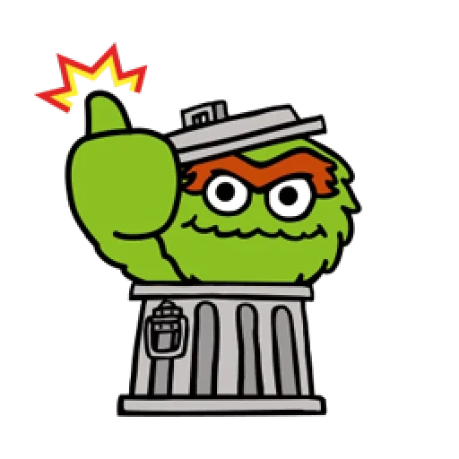 sesamstraße, sesame street trash, sesame oscar the grouch