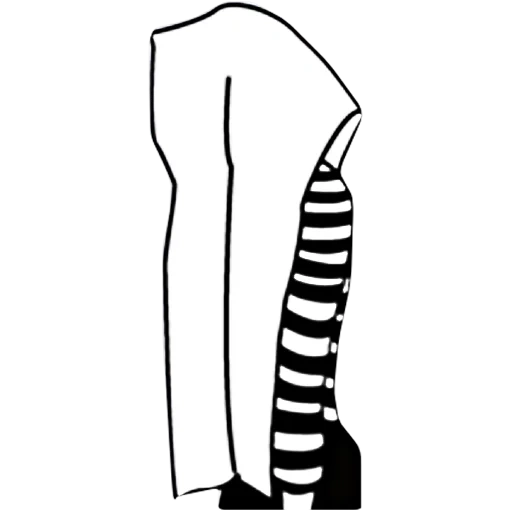 i vestiti, le persone, le illustrazioni, cardigan bianco e nero, knee socks arctic monkeys