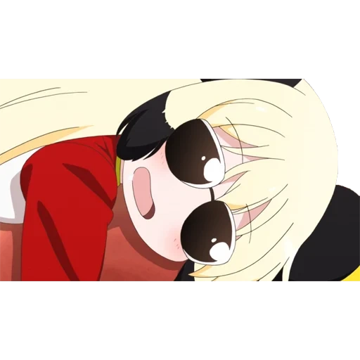 animación, chica de animación, buena animación, murenase shiton gakuen panda, murenase seton gakuen animation panda