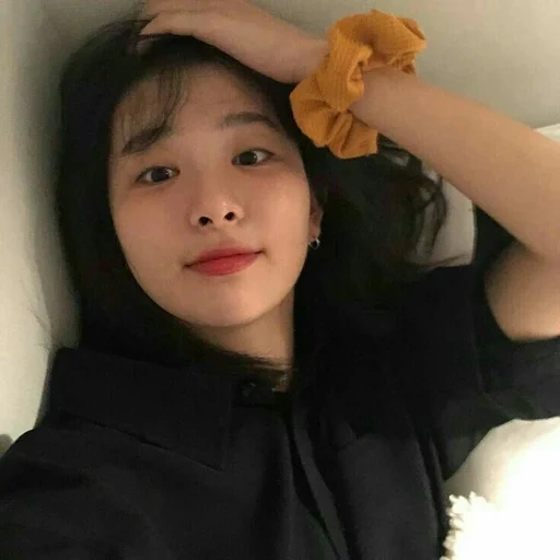 asiatiques, filles, kanserji, la fille est belle, velours rouge seulgi