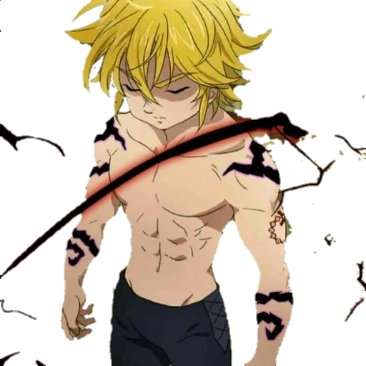 demonio de melioidas, meliodos ap felk, dragón sin meliodas, 7 pecados mortales meliodas, melidas siete pecados mortales