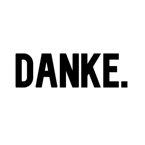 danke, logo, trademark, manafest impossible, danke trademark