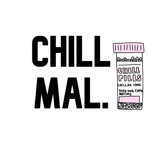 asian, logo, chill pills, ideas stickers, stickers tumbler