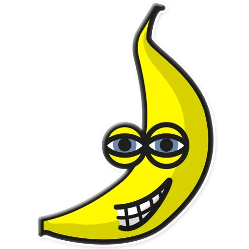 ragazzo, grande banana, banana danzante, illustrazione banana