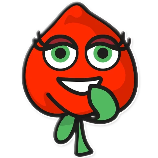 tomat, buah buahan dengan wajah, tomat rick