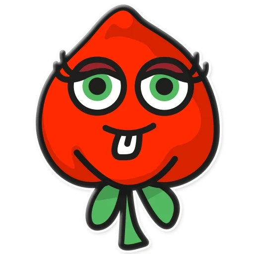 tomat, buah buahan dengan wajah, mata tomat, mata tomat