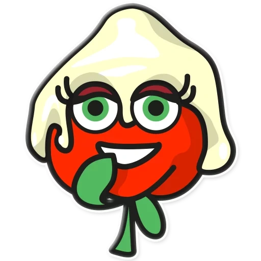 emoji, buah buahan dengan wajah