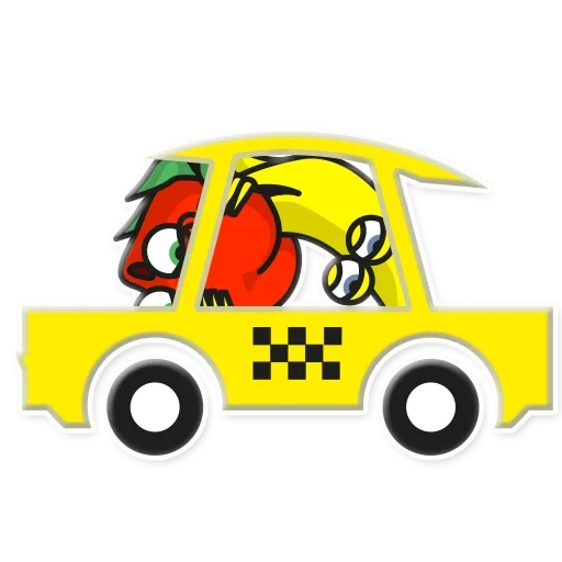 taxi, taxi leskolovo, fracht taxi hintergrund, taxiparkplätze, cartoon taxi maschine