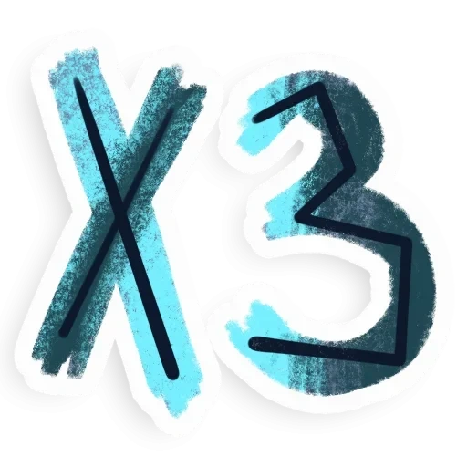 surat, teks, tanda x2, logo, logo xyz