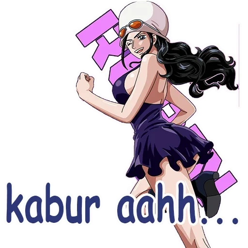 nico robin, oleh shanzi jojo, anime girl, anime girl, karakter anime