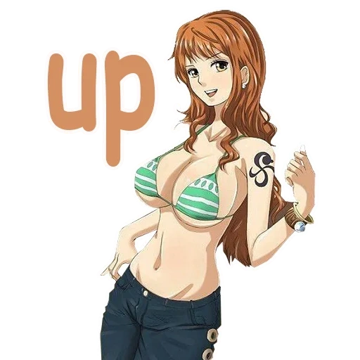 nami, us, one piece, we van pis, we van pis art render