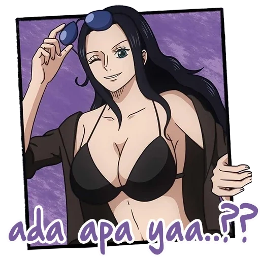 uma pedaço, anime é quente, robin van pis z, robin van pis 18, nico robin one piece