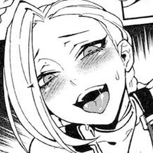 ahegao, ahegao jinx, hirame karei, felix manga ahegao, ahegao feys manging jinx