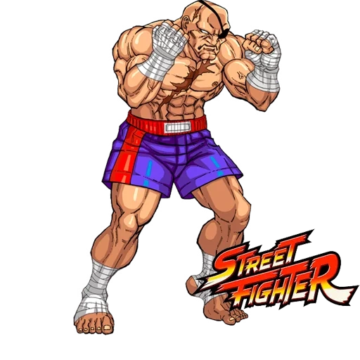 сагат стритфайтер, street fighter ii, стрит файтер сагат, уличный боец альфа, стрит файтер 2 сагат