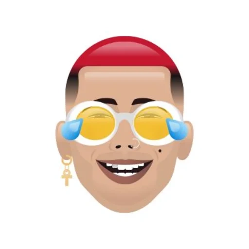 pictogram, emoji cupid, sunglasses, emoji's faces of the boy, girl sunny glasses