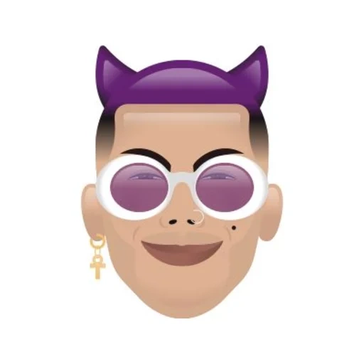 viso, emoji, umano, emoji cupido, divieto di icona online hyde