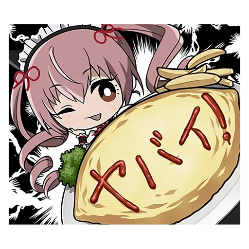 giapponese, anime alimentare, steins gate 0, personaggi anime, giochi di natsuki chibi