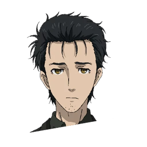 humain, le visage de rintaro, rintaro okabe, gate stein rintaro okabe, okabab rintaro el psai kongr