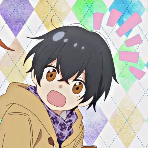 anime, anime kun, kobayashi yoshio, anak laki laki anime, monogatari tsukhey