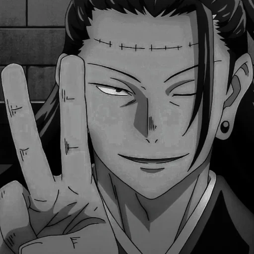 geng xin, jujutsu kaisen, personaggio di anime, jujutsu kaisen suguru, capitano bandito aron