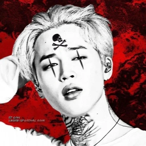 qiming, grupo juvenil a prueba de balas bts, jimin bts, park chi min, park jimin tattoo