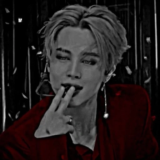 jimin, jimin bts, two fingers, park jimin, filter jimin clip