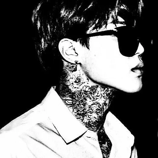 tatuaggio di bts, park gi min, boys di bangtan, bts tatu chonguka