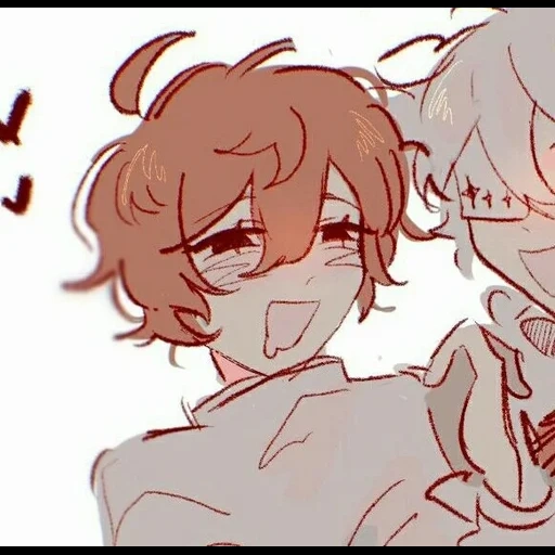 anime, chuya dazai, anime fofo, personagens de anime, lindos casais de anime