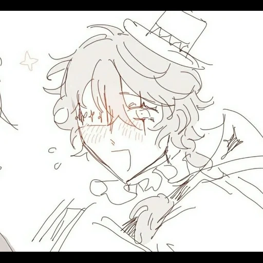 desenhos de anime, dazai para colorir, gogol grandes cães errantes, nikolai gogol de cães errantes, ótimo poov fedor gogol de posov wandering