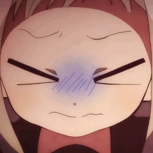 anime meme face, cartoon characters, ahegao expression animation, satisfied cartoon face, hanako's animation aesthetics