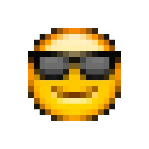 emoji, smiley face pixel, user avatar, user profile