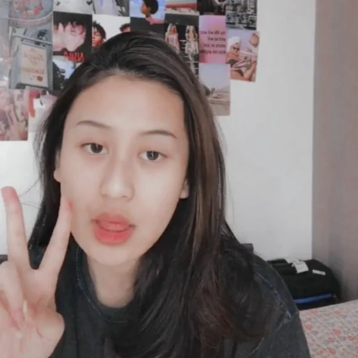 asiático, menina, menina chinesa, nova garota, mulher japonesa sem maquiagem