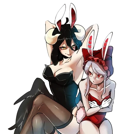 аниме арты, anime bunny, горячие аниме, девушки аниме, аниме bunny suit damegane