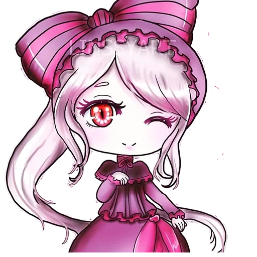 shaltir, shaltir bladfolen, blood-falling, shalltear bloodfoln chibi