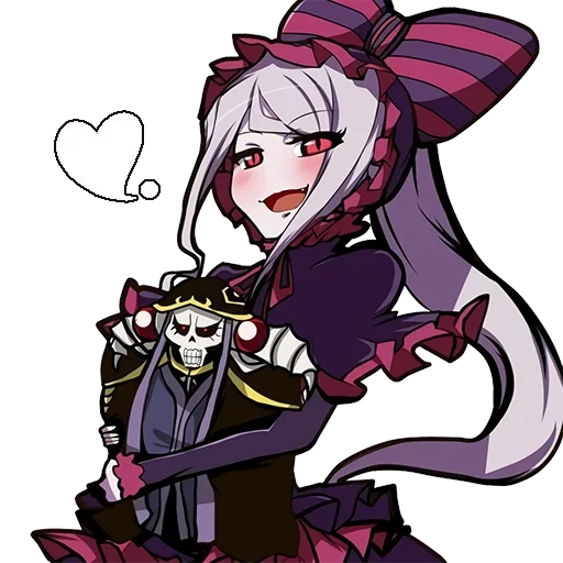 shaltir, shaltir overlord, shaltir over, shaltir bladfolen, shalltear bloodfoln chibi