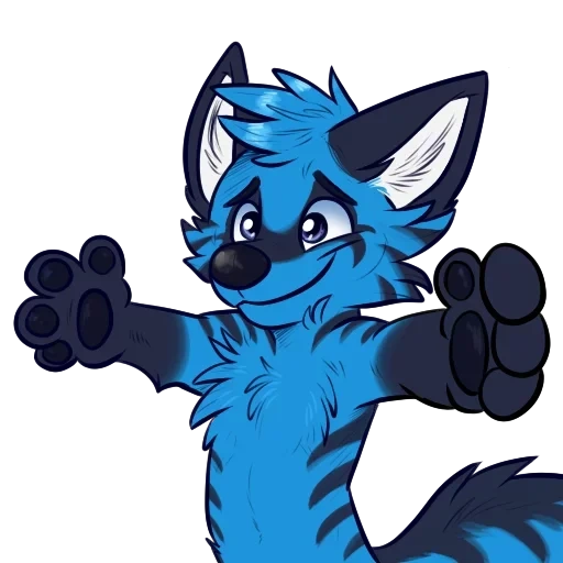 furi, art of free, blue fox, the blue hyena, konvensi free