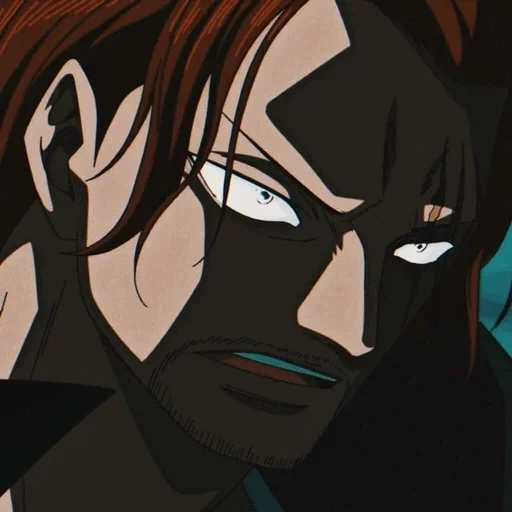 шанкс, розали шанкс, one piece shanks, akagami no shanks, red haired shanks