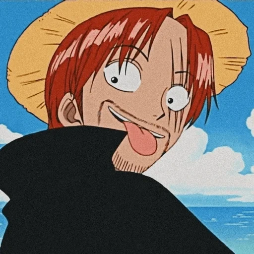 ein stück, manki d luffy, ruffy one piece, anime one piece, shanks ein stück