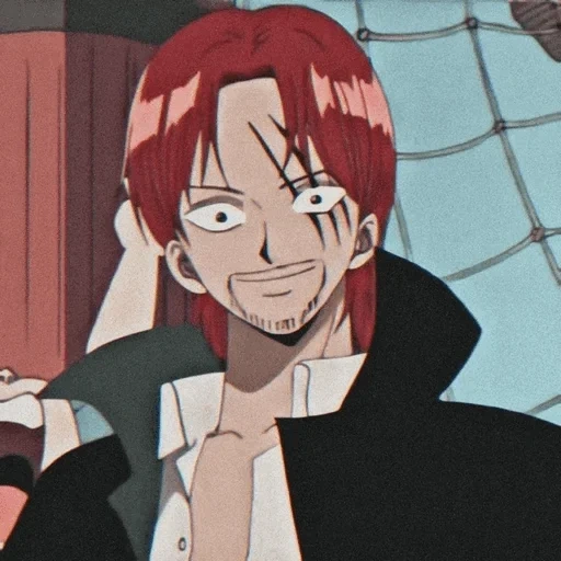 haste, uma pedaço, shanks de cabelos ruivos, shanks uma peça, shanks de cabelos vermelhos