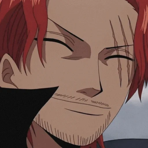 shanks, van pease, anime one piece, cartoon character, one piece shanks