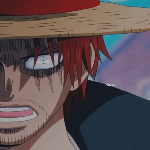 hastes, uma pedaço, shanks van pis, anime de uma peça, shanks uma peça