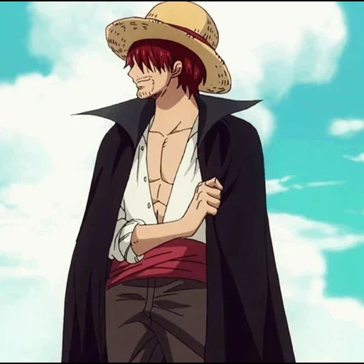 luffy adult, cartoon characters, anime one piece, kim roger shanks, shanks reaction luffy prize 1500000000