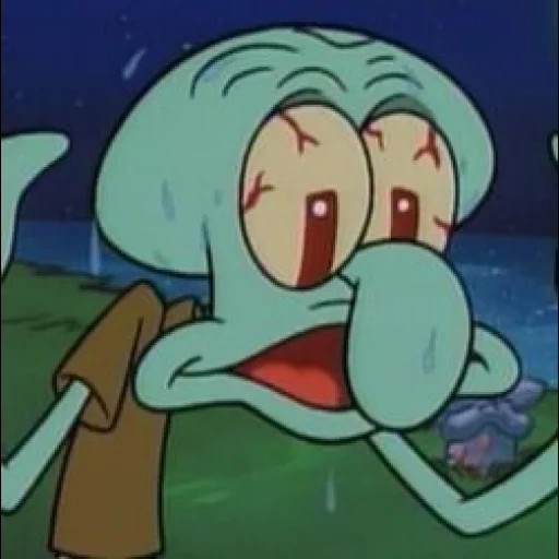 squidward, squidward cried, sad squidward, sponge bob squidward, spongebob square pants