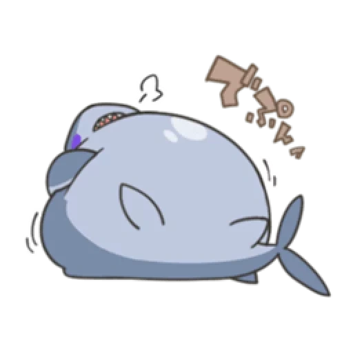 baleines, les animaux sont mignons, cartoon de baleine, baleine mignonne 120x90, cartoon de baleine bleue