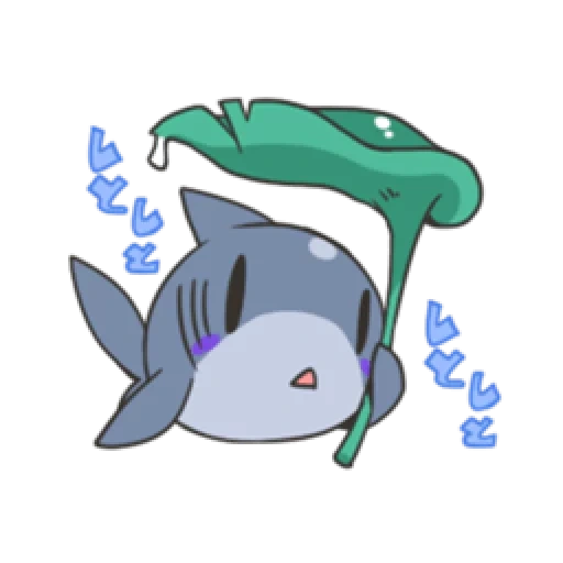 chibi shark, cute sharks, cute shark art, shark art cute, tumbbler dolphin